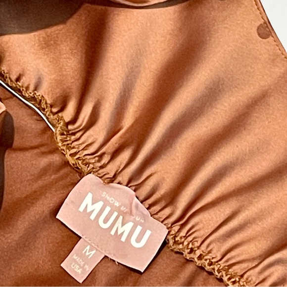 Show Me Your Mumu Faith Maxi Dress in Copper Luxe Satin - Picture 14 of 14